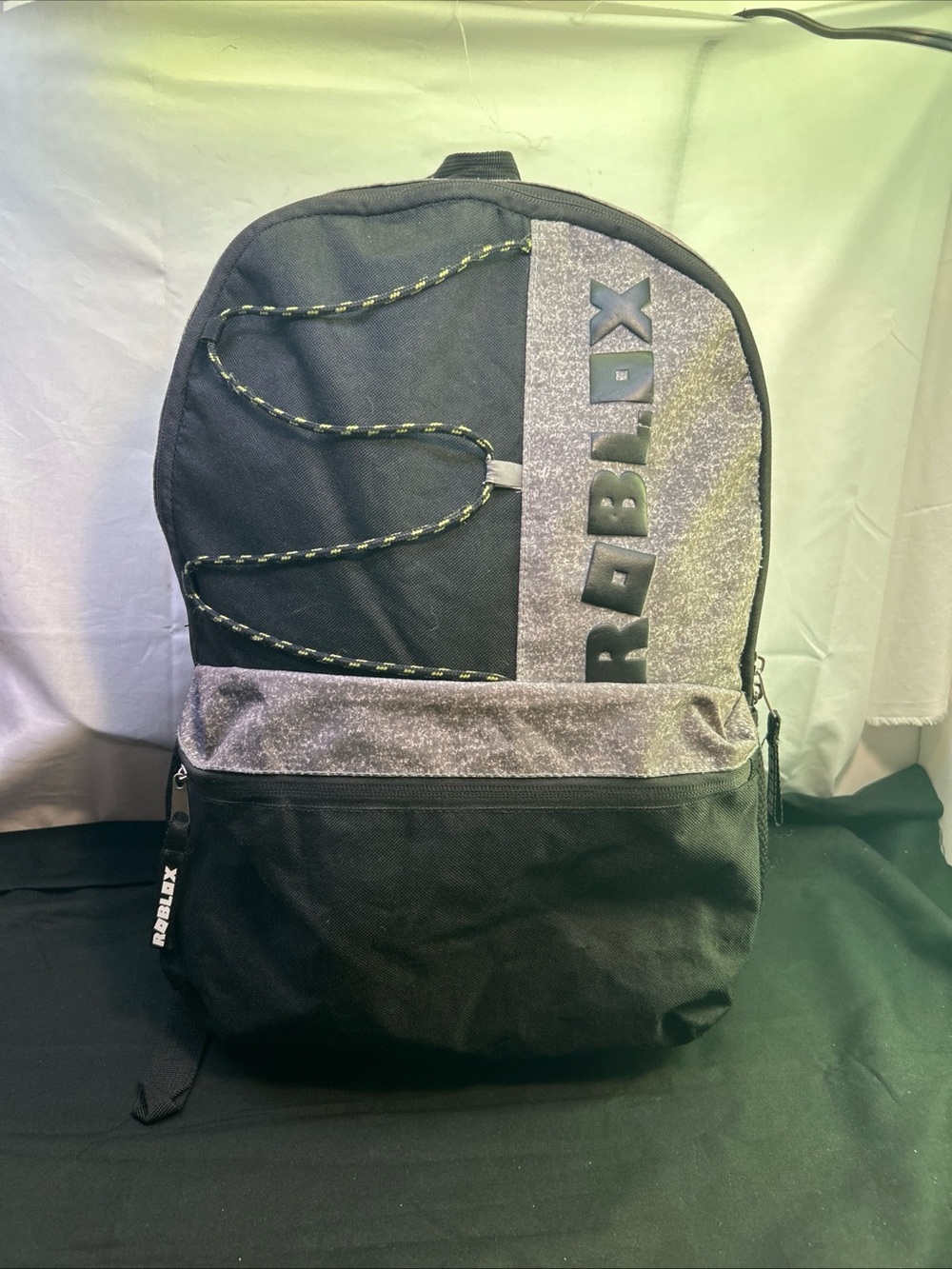 Roblox Bioworld Black and Gray Rebel X Kids Backpack
